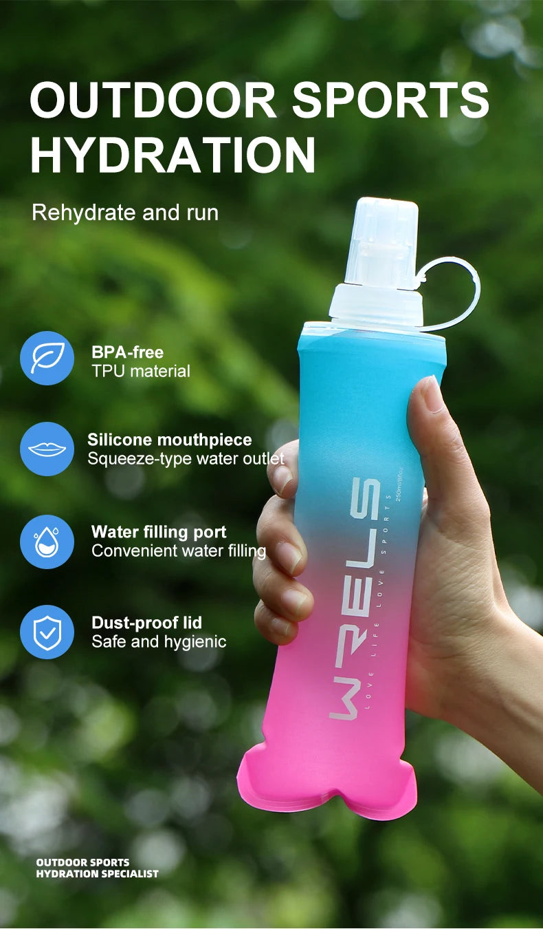 Gourde Souple Pliable en TPU (250ml / 500ml)