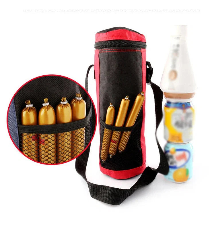 Sac Isotherme Portable en Tissu Oxford – Pochette de Transport pour Gourde