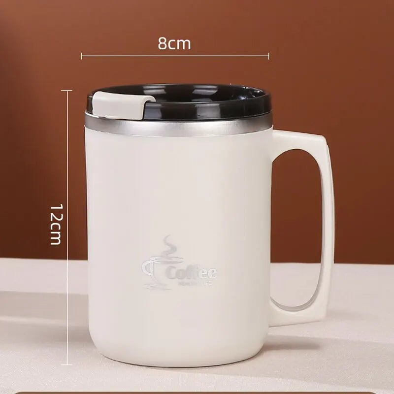 Mug Isotherme avec Poignée Intégrée (Format Voyage)