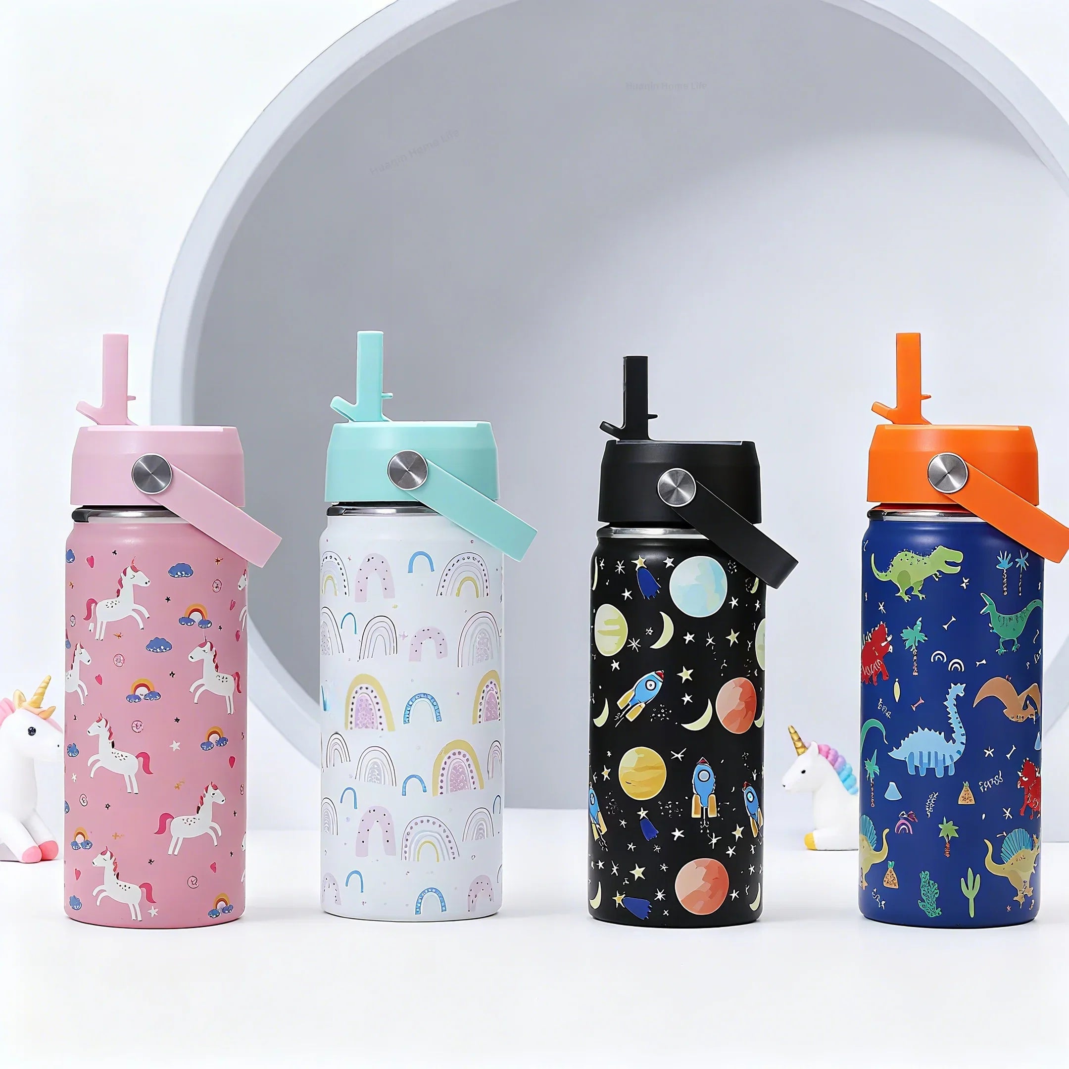 Gourde Isotherme Enfant en Inox 304 Haute Résistance – Format École / 470ml
