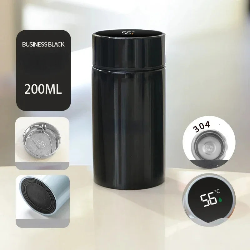 Mini Thermos Intelligent avec Affichage de la Température (200ml)