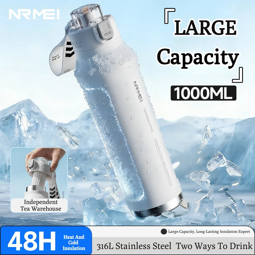 Gourde Thermos Haute Performance nRMEi – Inox 316 Double Paroi / Isolation 24H