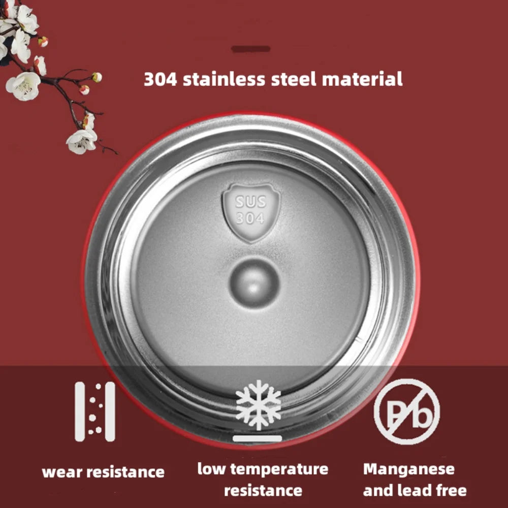 Thermos Isotherme Style Traditionnel avec Affichage Intelligent
