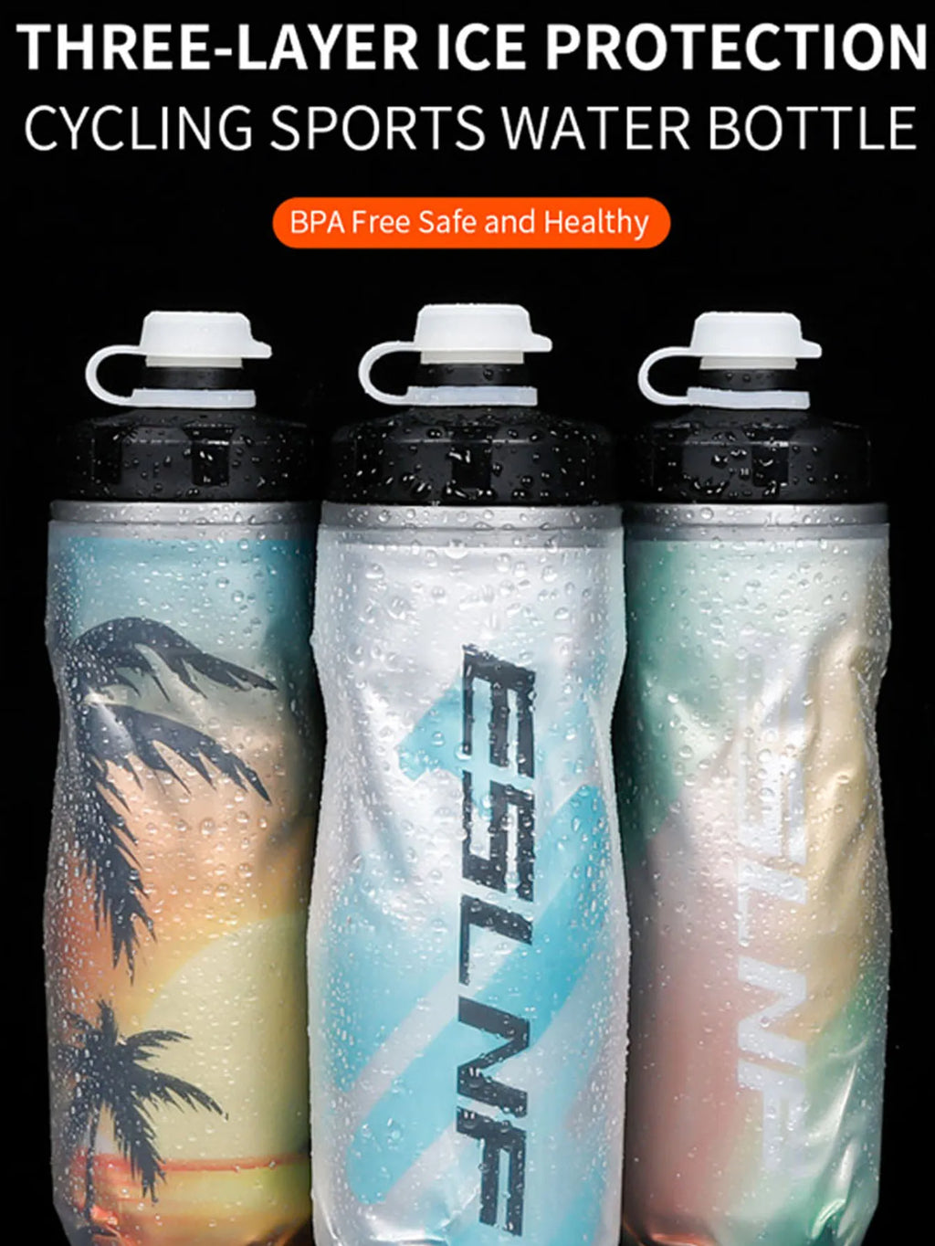 Gourde de Sport Légère en Plastique (610ml)