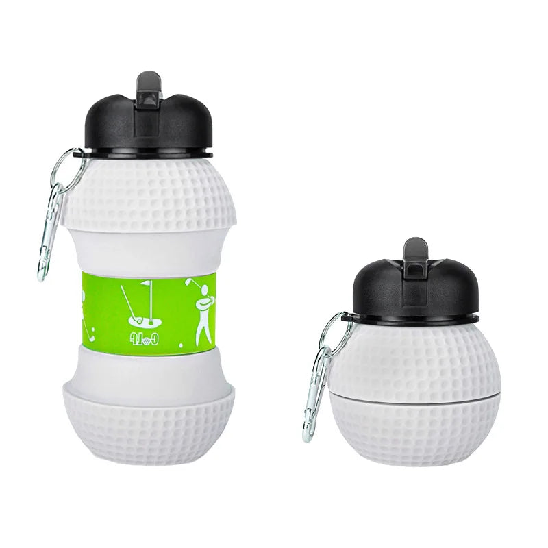 Gourde Pliable en Silicone Sport & Football – Sans BPA et Anti-Choc / Format Voyage