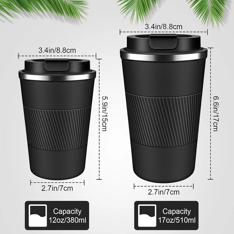 Mug Isotherme de Voyage "Copo Térmico" (380ml / 510ml)