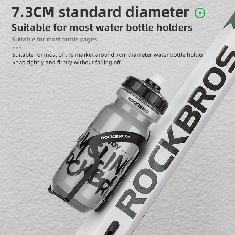 ROCKBROS Gourde Cycliste Ultra-Légère en Silicone (600ml)