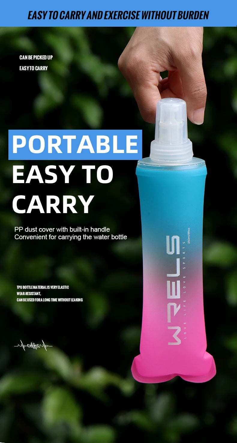 Gourde Souple Pliable en TPU (250ml / 500ml)