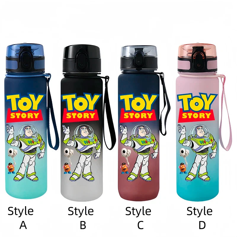 Toy Story – verres à boire de dessin animé, tasse Portable Woody, bouteille d'eau pour Sports de plein air, tasse à boire, bouilloire givrée en plastique