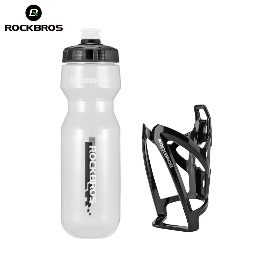 Pack Cyclisme ROCKBROS 2-en-1 – Gourde de Sport 750ml et Porte-Gourde Assorti