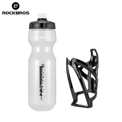 Pack Cyclisme ROCKBROS 2-en-1 – Gourde de Sport 750ml et Porte-Gourde Assorti