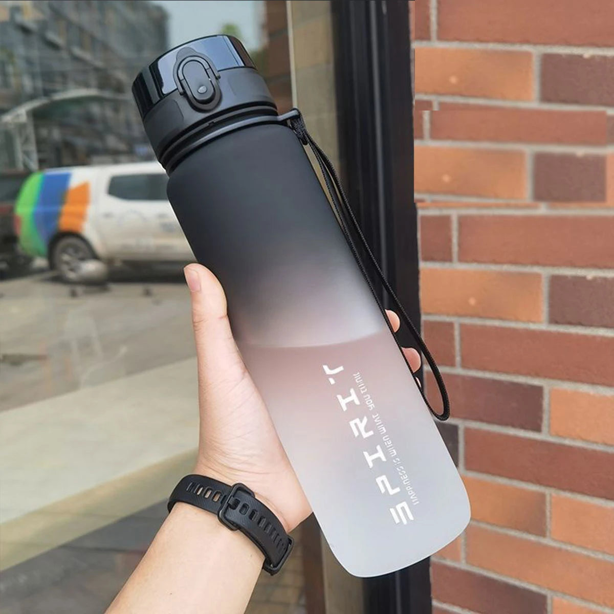 WIFEFUN Bouteille d'Eau de Sport Dégradée