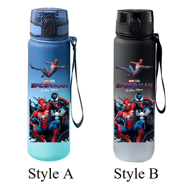 Gobelet anti-fuite à imprimé dégradé Spider-Man Venom, grande capacité, portable pour les voyages en plein air