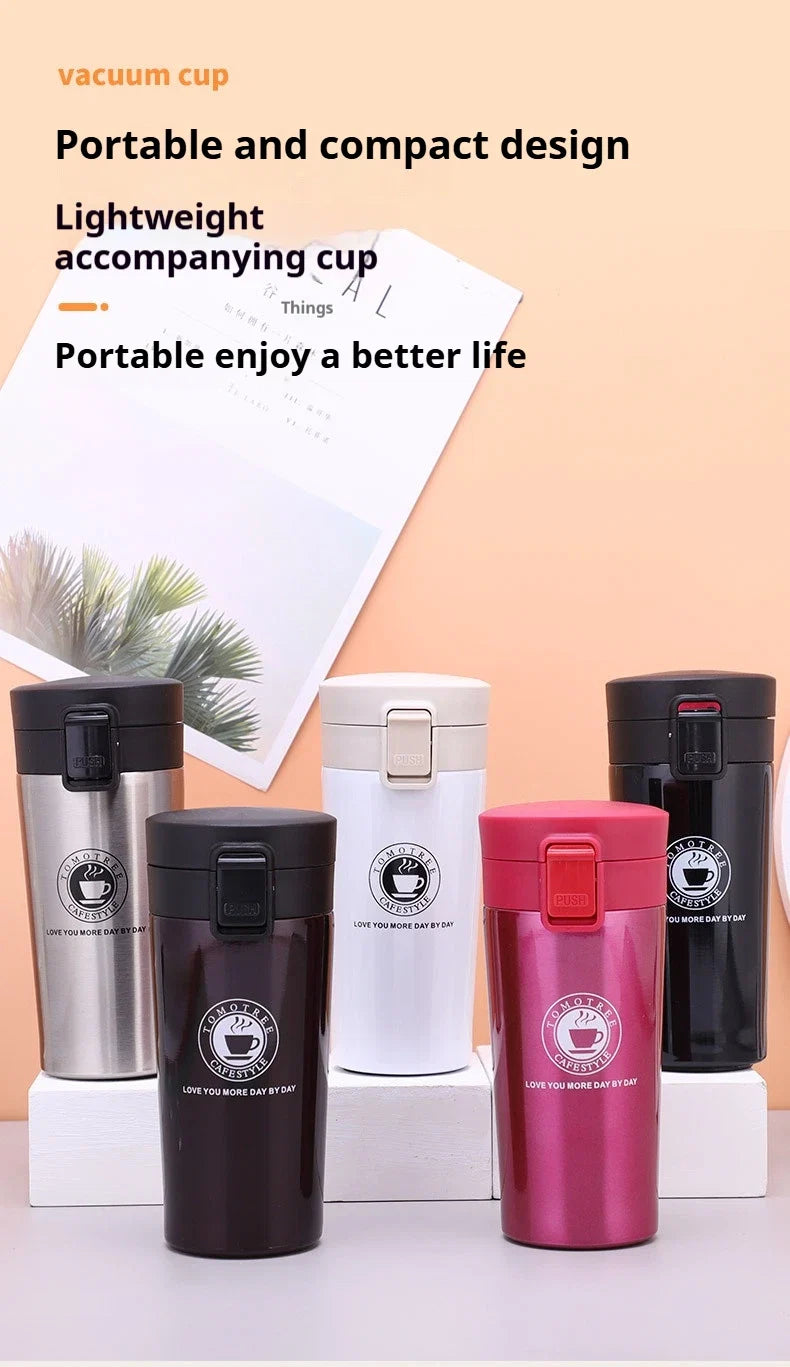 Mug Thermos de Voyage Étanche avec Filtre à Thé – Inox 304 Double Paroi