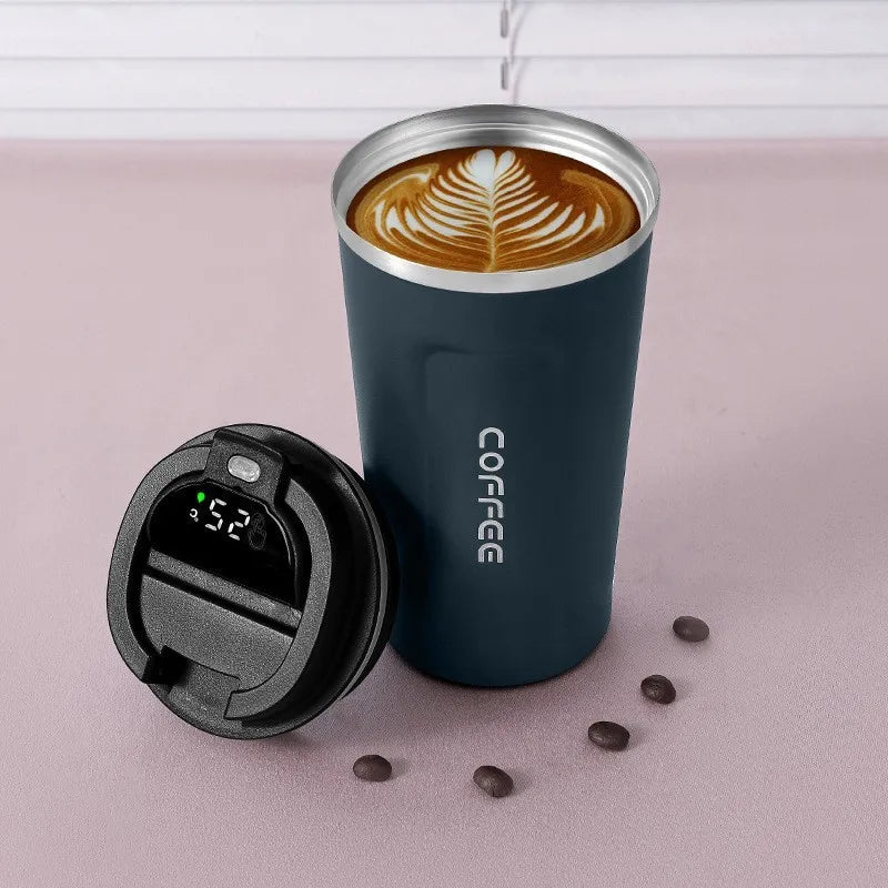 Mug Thermique Inox avec Affichage Température – Tasse Isotherme Café & Thé