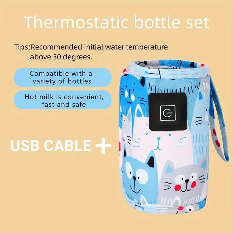 Chauffe-biberon d'allaitement noël et sac isotherme ( Hallowee )