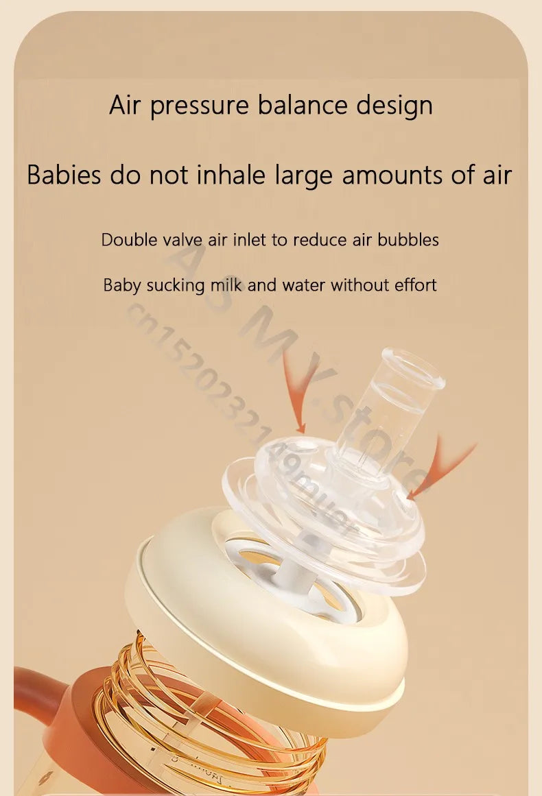 Biberon 240ML/300ML/gobelet pour enfants/gobelet d'apprentissage pour nourrissons/bouteille de lait/biberon à large alésage/12 mois +