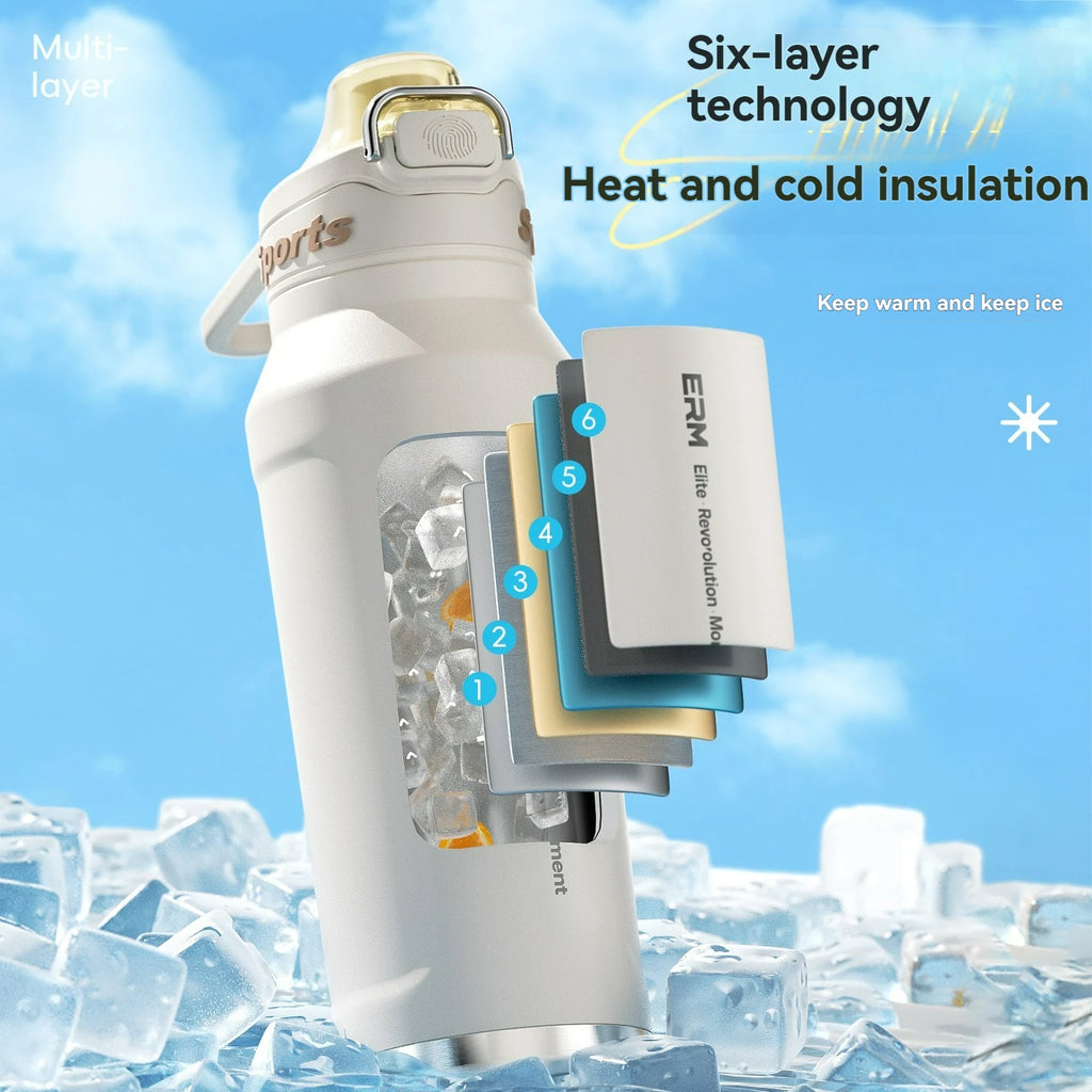 ERM Thermos Isotherme XXL Grande Capacité (700ml / 1500ml)