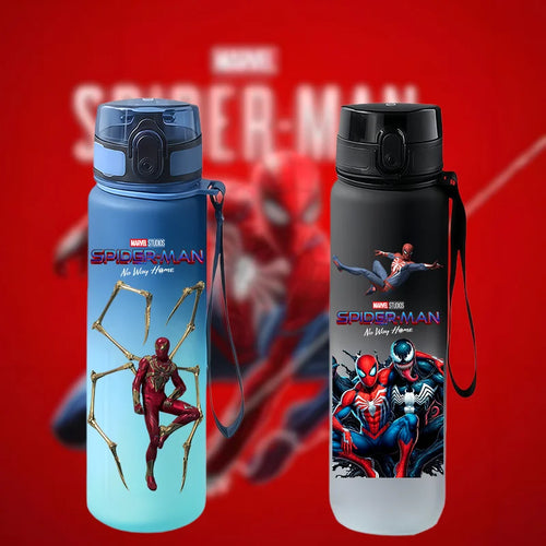 Gobelet anti-fuite à imprimé dégradé Spider-Man Venom, grande capacité, portable pour les voyages en plein air