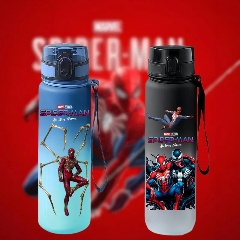 Gobelet anti-fuite à imprimé dégradé Spider-Man Venom, grande capacité, portable pour les voyages en plein air