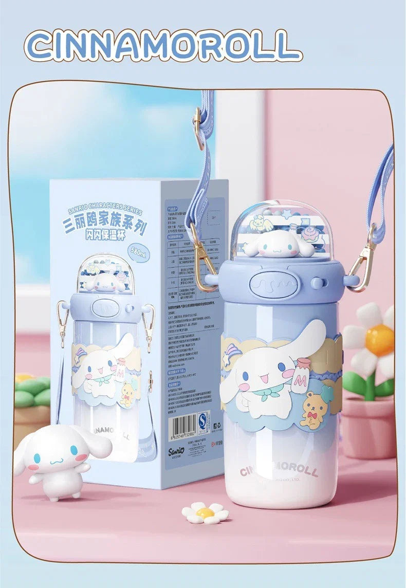 Gourde Isotherme Enfant Design Arrondi avec Corde de Transport – Inox 316 / 580ml