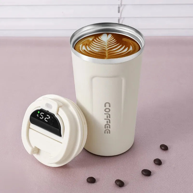 Mug Thermique Inox avec Affichage Température – Tasse Isotherme Café & Thé