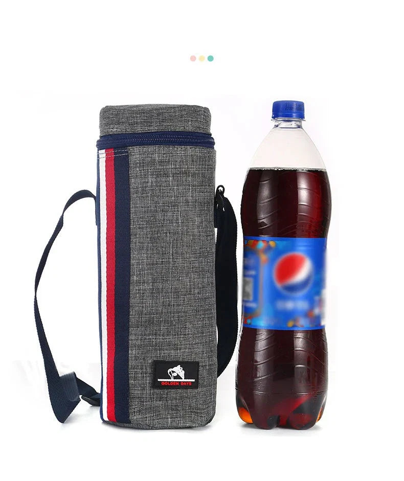 Sac Isotherme Portable en Tissu Oxford – Pochette de Transport pour Gourde