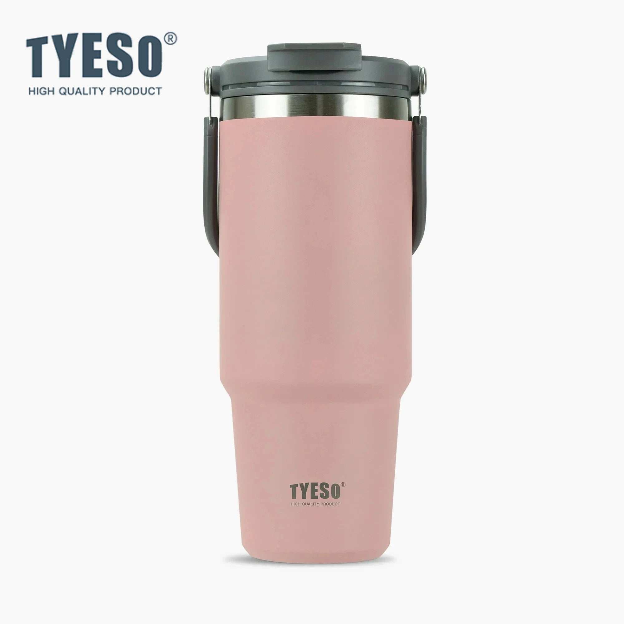 TYESO Gobelet Isotherme Mat avec Poignée Ergonomique