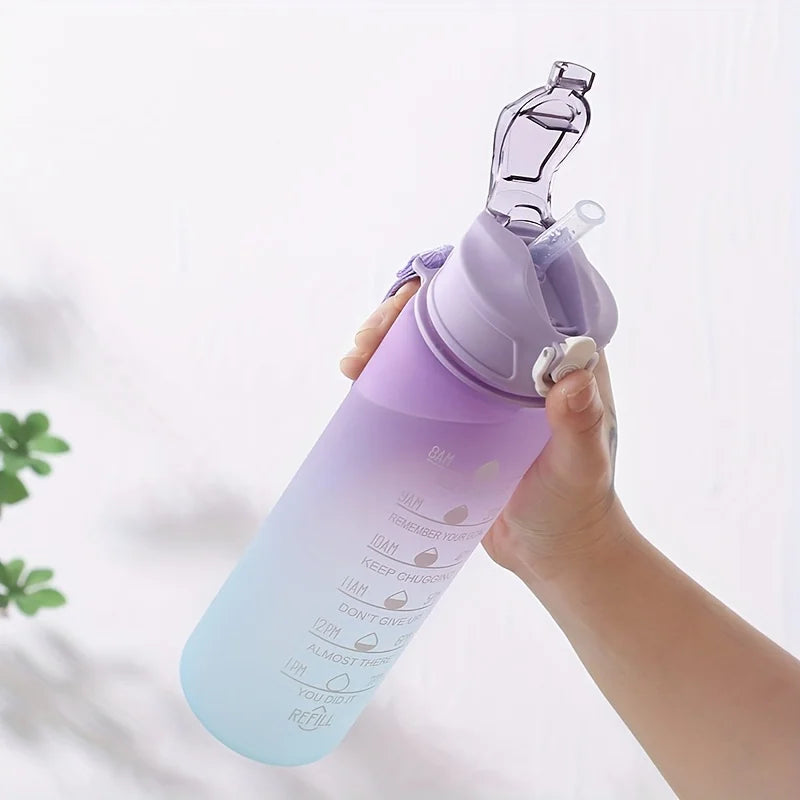 Gourde de Sport Légère à Ouverture Rapide (750ml / 900ml)