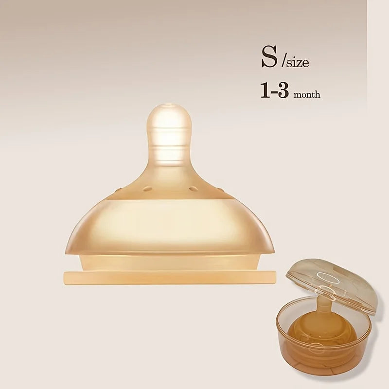 Biberon Évolutif en Verre Borosilicate Anti-Colique – Col Large / 240ml