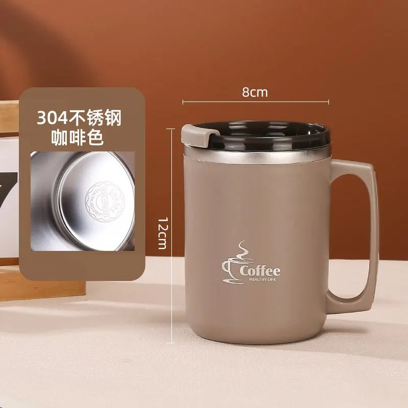 Mug Isotherme avec Poignée Intégrée (Format Voyage)