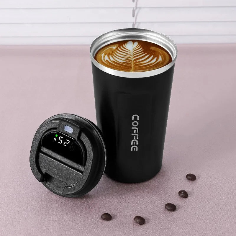 Mug Thermique Inox avec Affichage Température – Tasse Isotherme Café & Thé