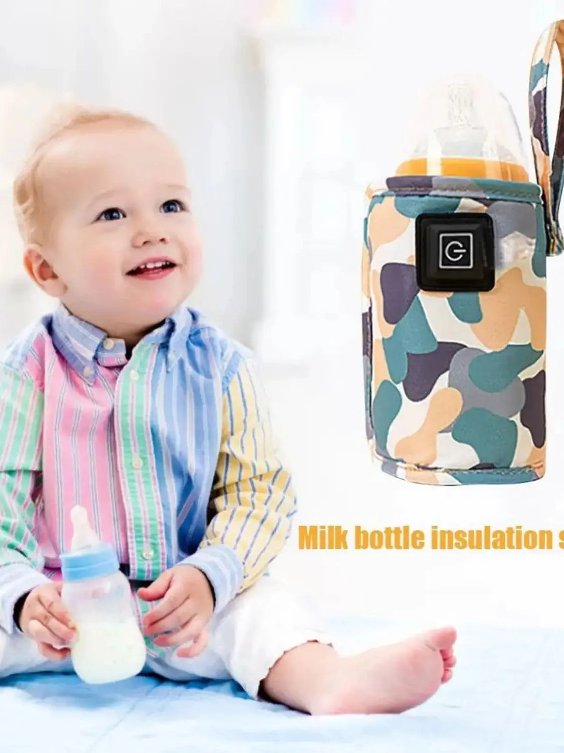 Chauffe-Biberon Portable USB et Sac Isotherme – Idéal Sorties et Voyages