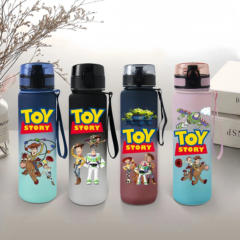 Toy Story – verres à boire de dessin animé, tasse Portable Woody, bouteille d'eau pour Sports de plein air, tasse à boire, bouilloire givrée en plastique