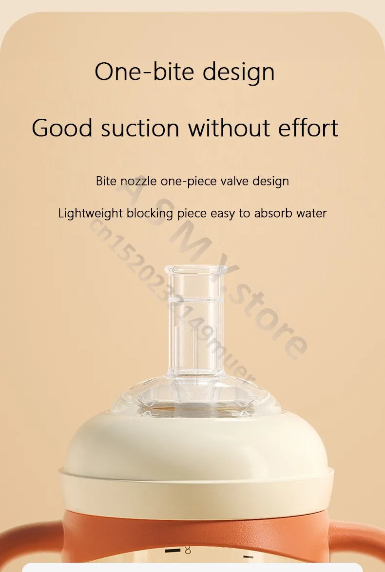 Biberon 240ML/300ML/gobelet pour enfants/gobelet d'apprentissage pour nourrissons/bouteille de lait/biberon à large alésage/12 mois +