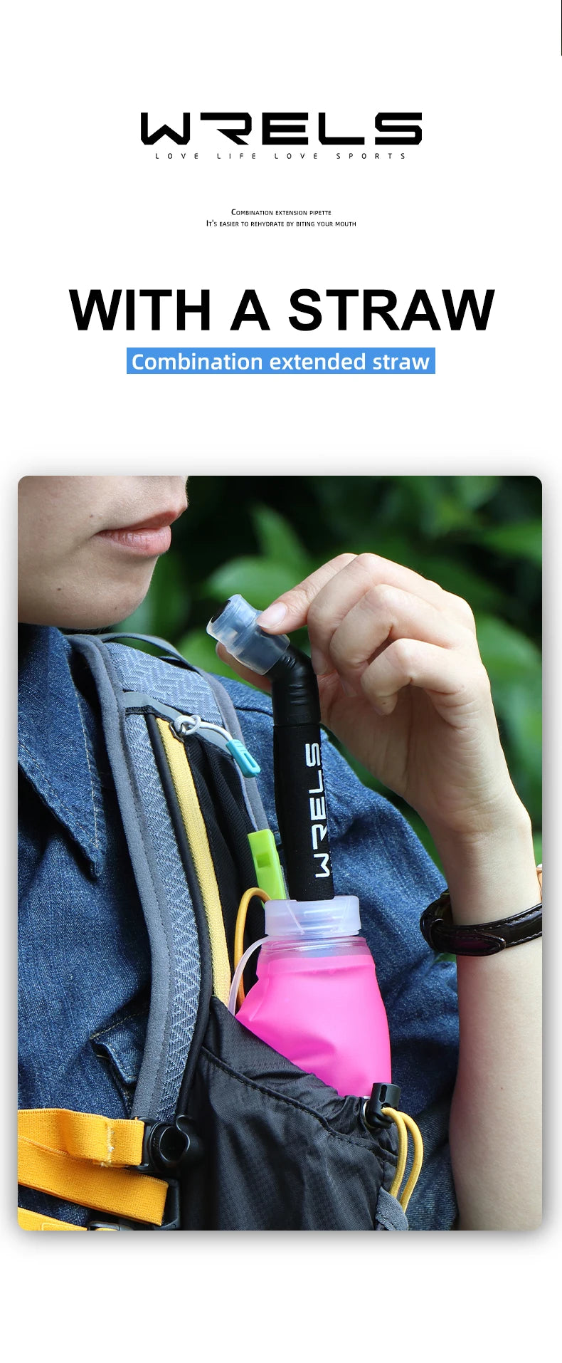 Gourde Souple Pliable en TPU (250ml / 500ml)