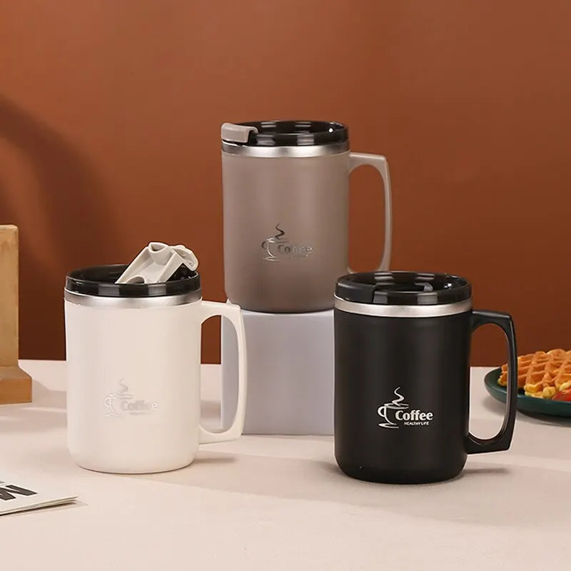 Mug Isotherme avec Poignée Intégrée (Format Voyage)