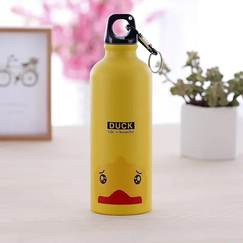 Gourde de Sport Isotherme Enfant – Motifs Animaux Rigolos (500ml)