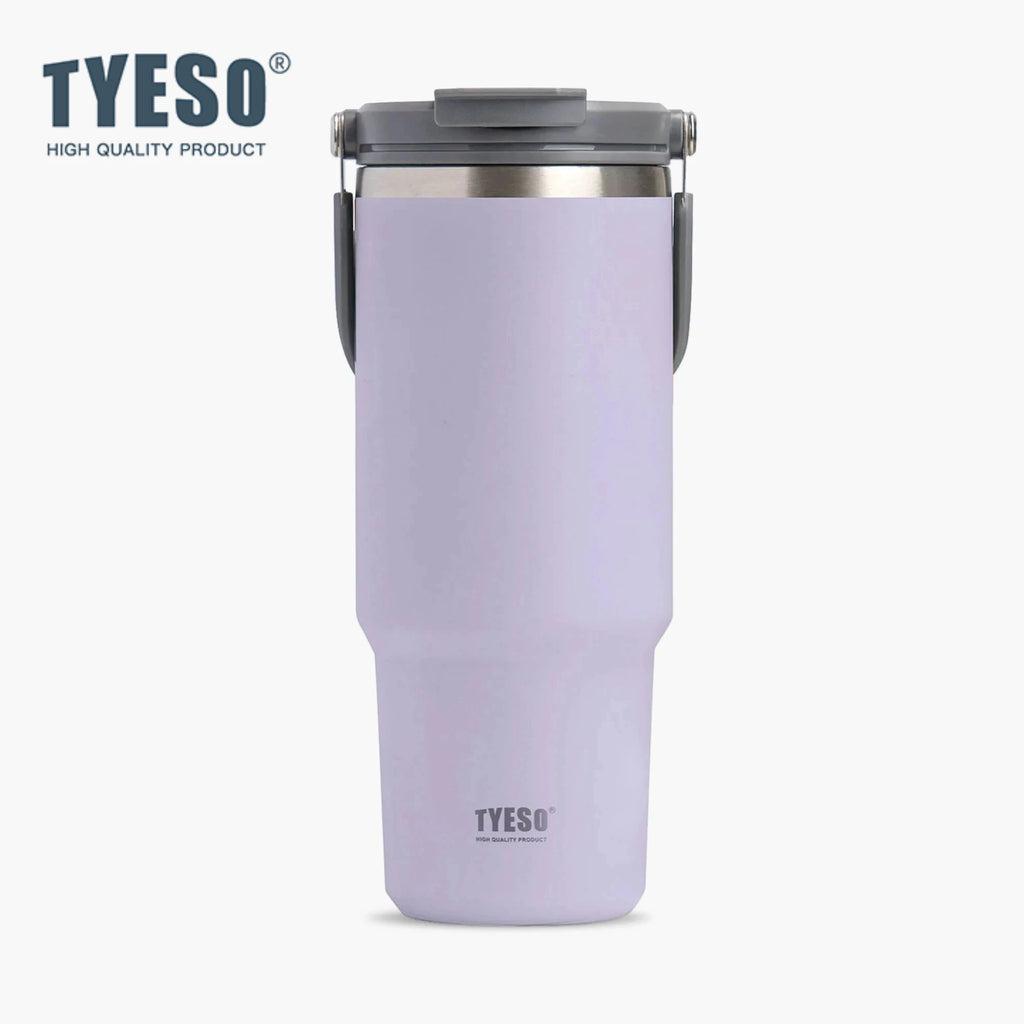 TYESO Gobelet Isotherme Mat avec Poignée Ergonomique