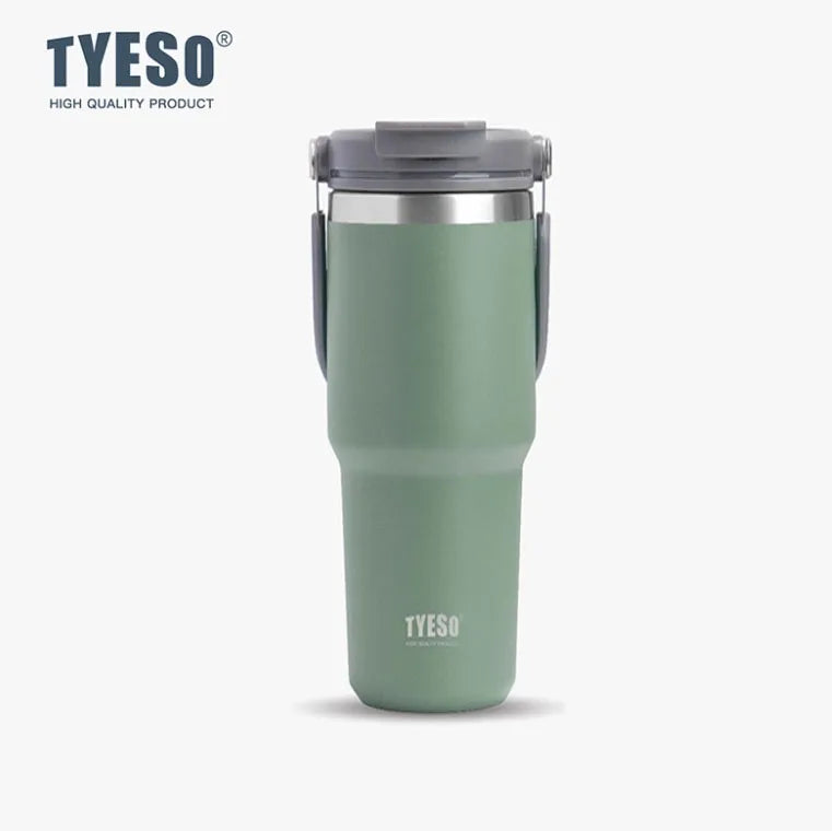 TYESO Thermos Tasse à Café avec Anse (600ml / 900ml / 1200ml)