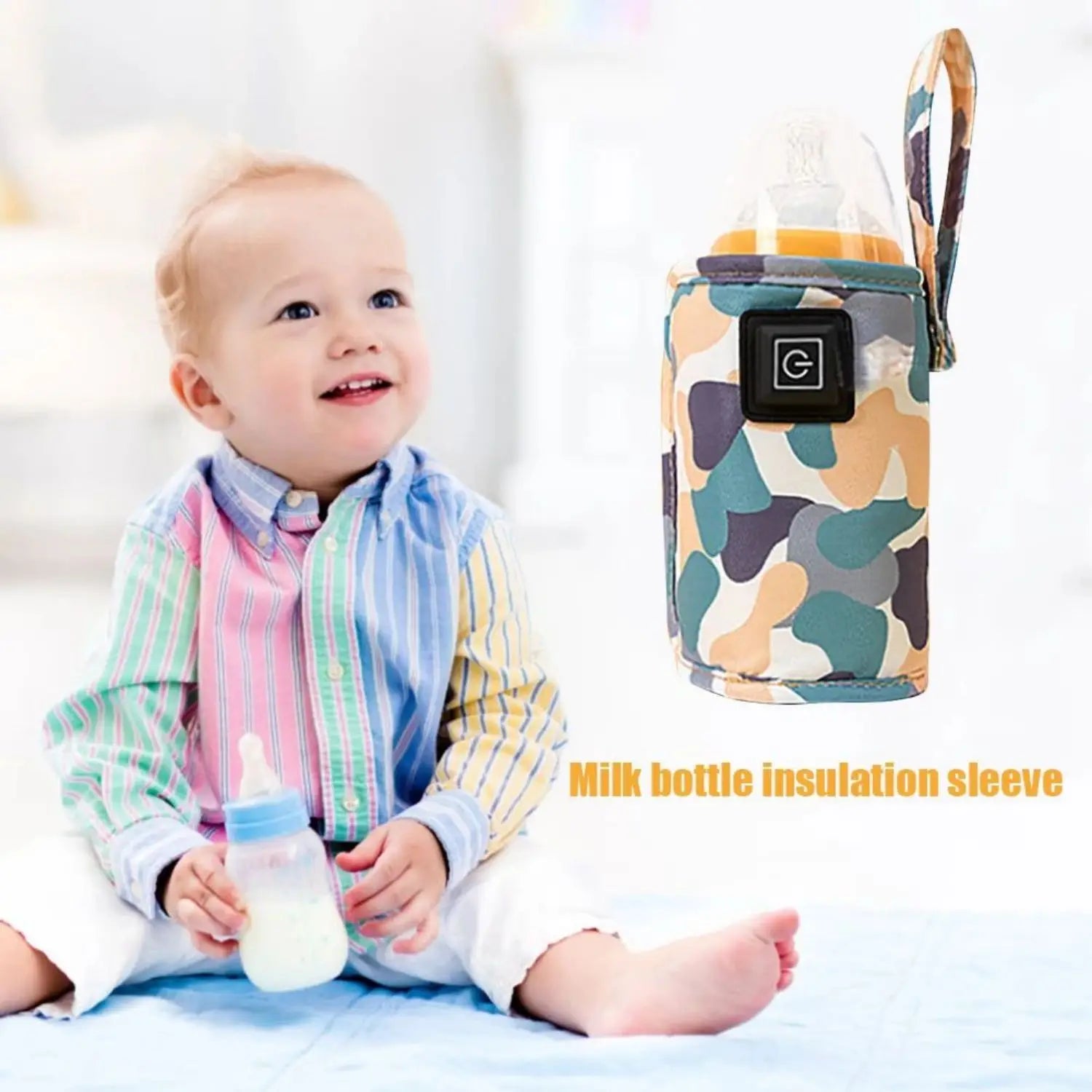 Chauffe-Biberon Portable USB et Sac Isotherme – Idéal Sorties et Voyages