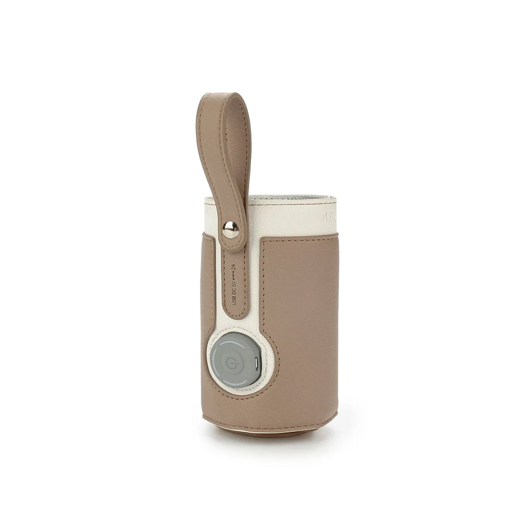 Chauffe-Biberon Nomade USB en Cuir PU – Température Réglable 3 Niveaux