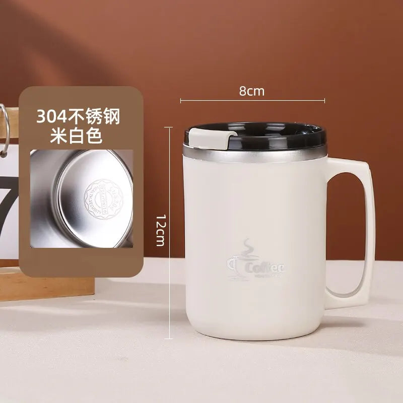 Mug Isotherme avec Poignée Intégrée (Format Voyage)