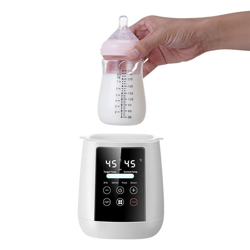 Chauffe-Biberon Électrique Intelligent 6-en-1 – Écran LCD & Mode Constant 24h