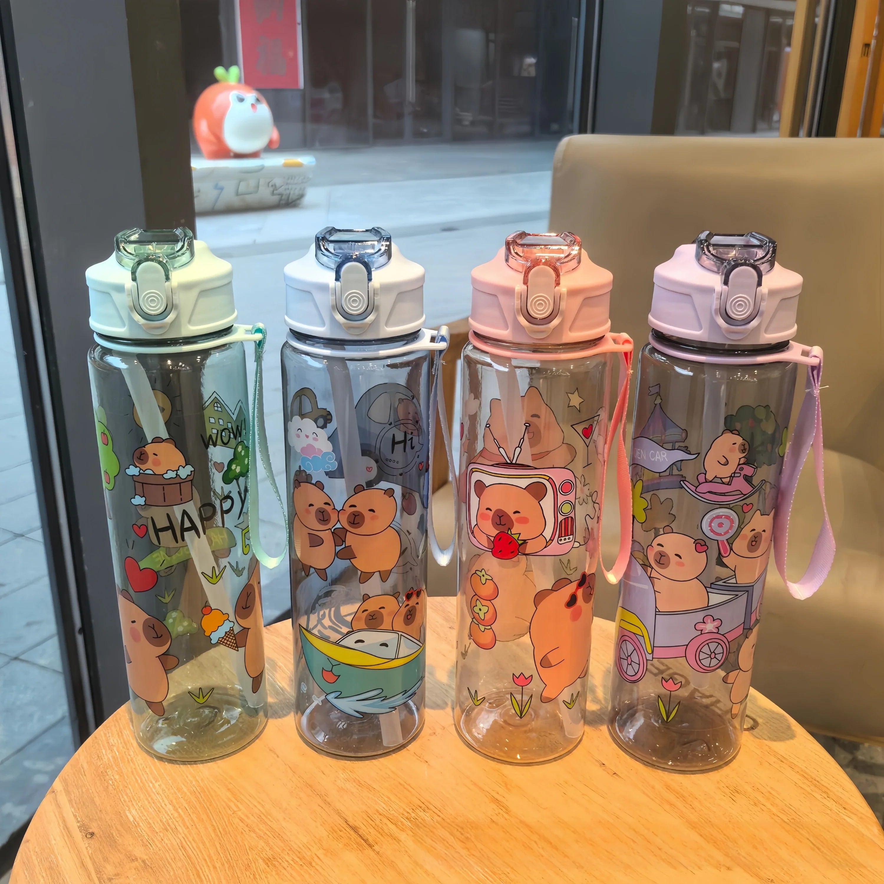 Grande Gourde Enfant Anti-Fuite Style Dessin Animé – Sans Plomb / 800ml