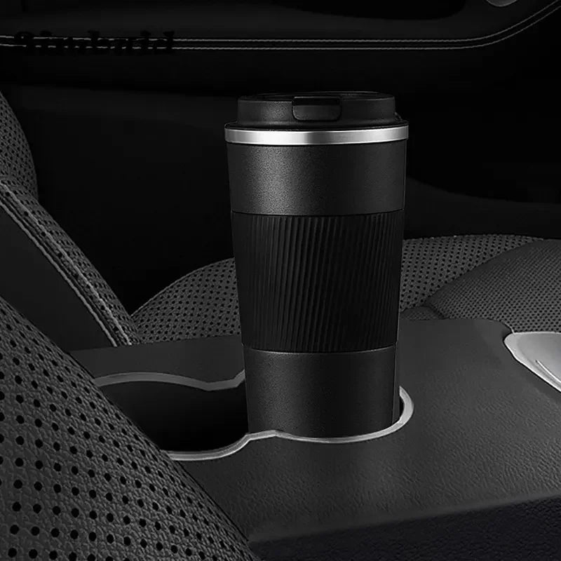 Tasse à café en acier inoxydable de 380ml 510ml, tasse thermique Garrafa Termica café Copo Termico Caneca, bouteille isolée antidérapante pour voiture de voyage