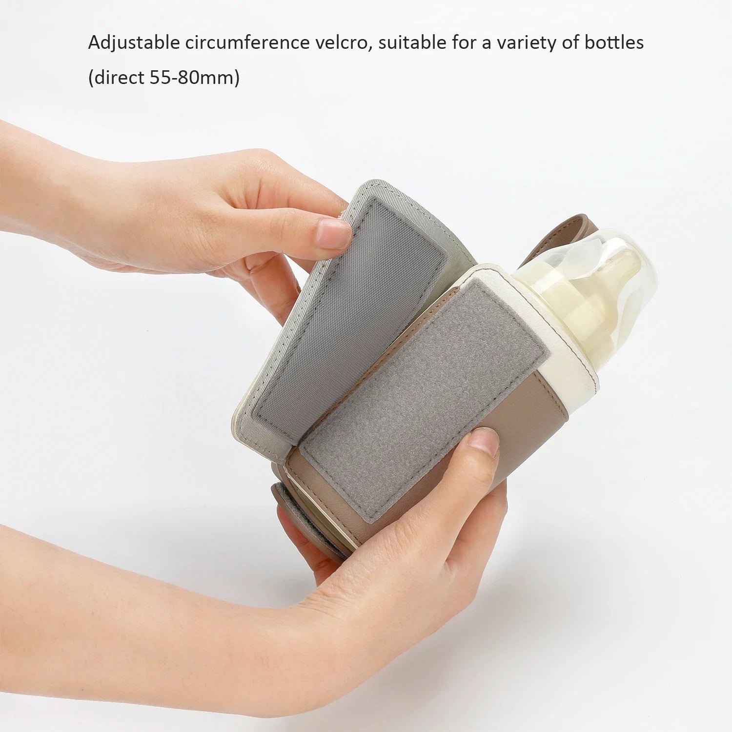 Chauffe-Biberon Nomade USB en Cuir PU – Température Réglable 3 Niveaux