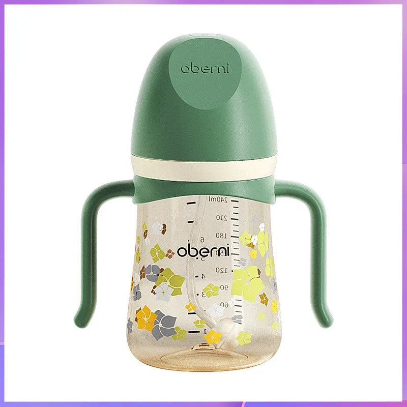 Biberon 240ML/300ML/gobelet pour enfants/gobelet d'apprentissage pour nourrissons/bouteille de lait/biberon à large alésage/12 mois +
