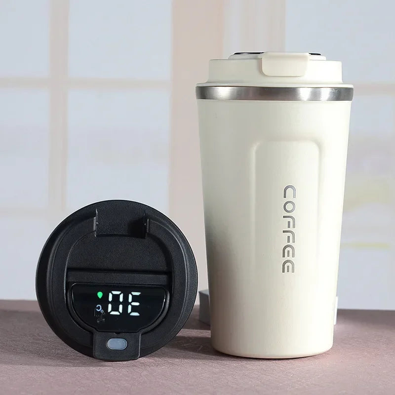 Mug Thermique Inox avec Affichage Température – Tasse Isotherme Café & Thé