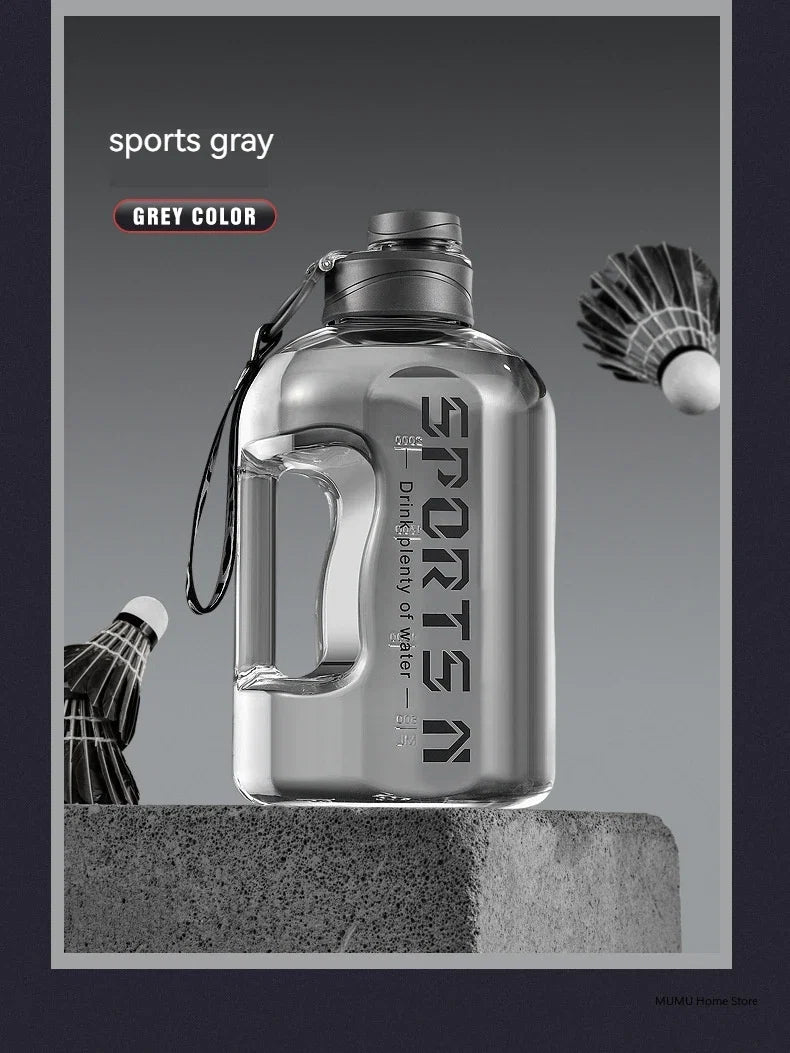 1.7L/2.7L/4L/5L bouteille d'eau de sport salle de sport cyclisme tasse Portable grande capacité bouteille d'eau pour Fitness Camping hommes eau Kellte